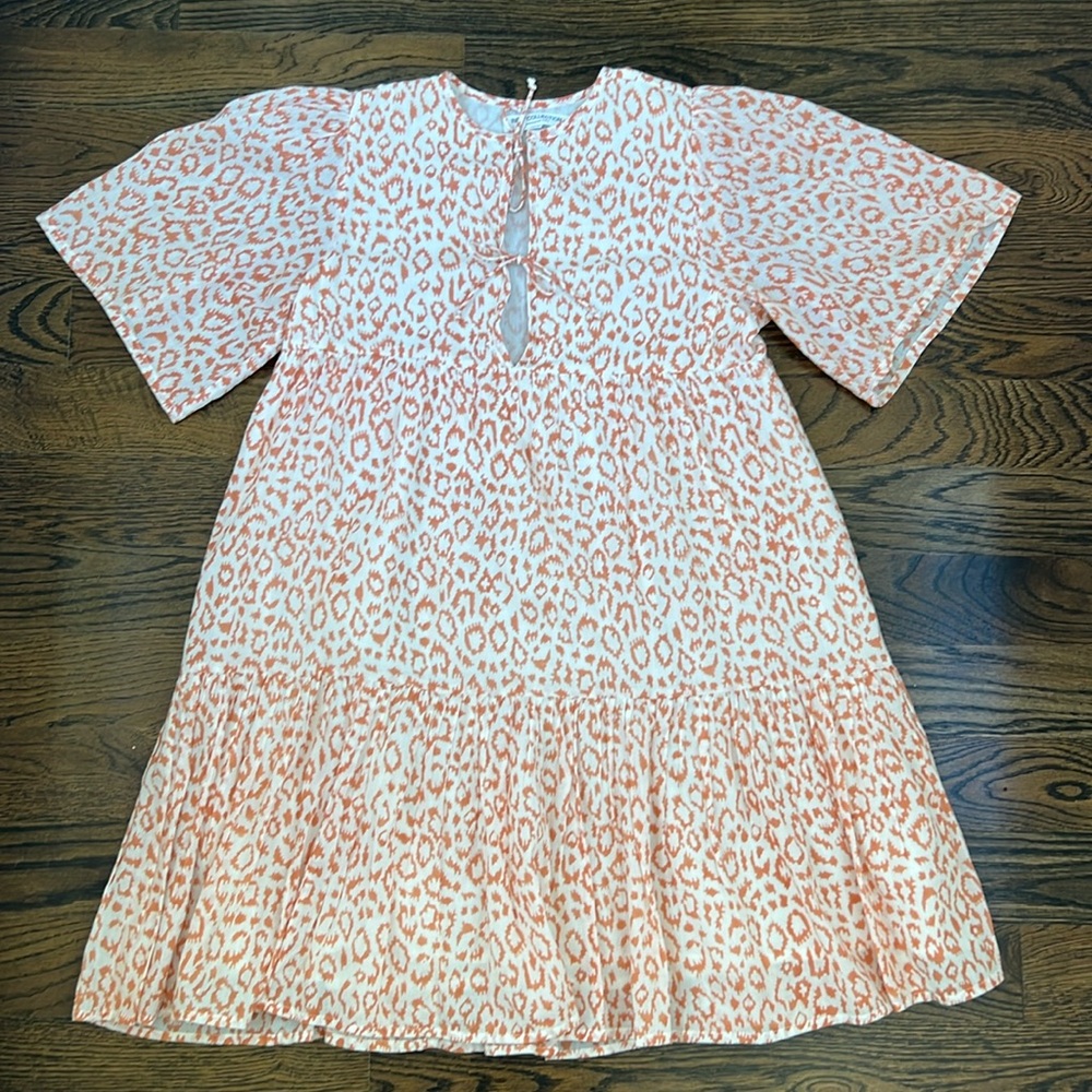 Emerson Fry Cream and Orange Mini Dress